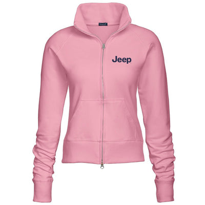 Ladies Jeep® Text Embroidered Fleece Jacket - Multiple Colors-FINAL SALE