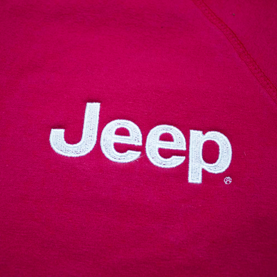 Ladies Jeep® Text Embroidered Fleece Jacket - Multiple Colors-FINAL SALE