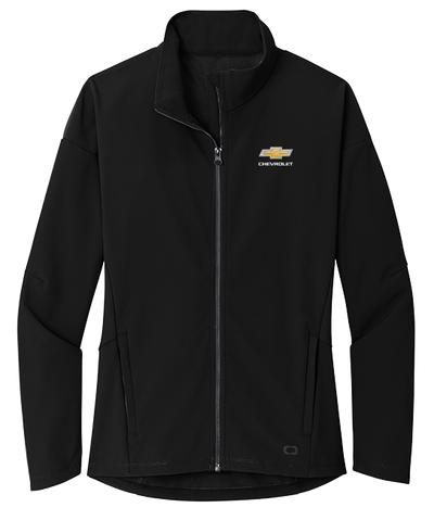 ladies-chevrolet-gold-bowtie-commuter-soft-shell-jacket