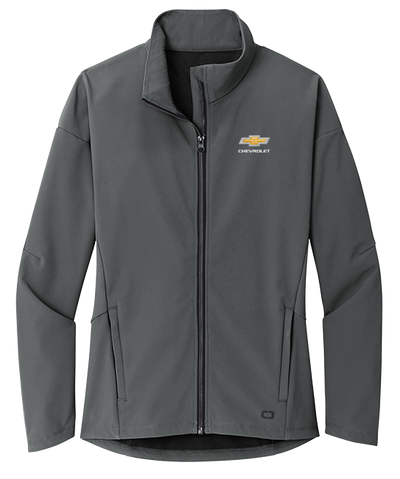 ladies-chevrolet-gold-bowtie-commuter-soft-shell-jacket