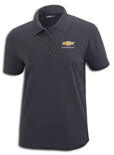 ladies-chevrolet-gold-bowtie-core365-polo