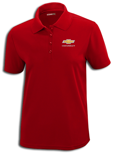 ladies-chevrolet-gold-bowtie-core365-polo