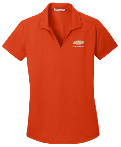 ladies-chevrolet-gold-bowtie-performance-polo