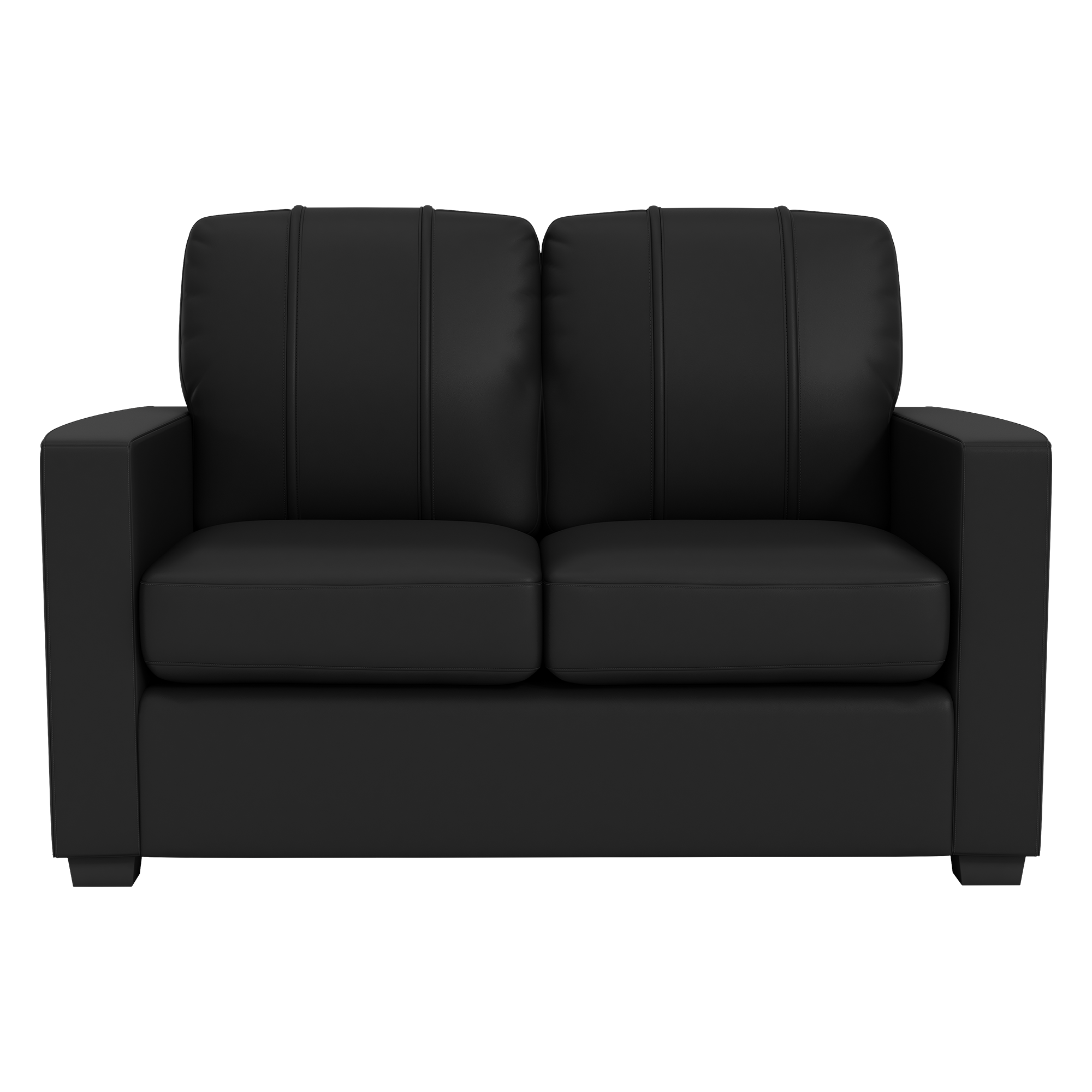 Silver Loveseat with Chevy Racing Logo