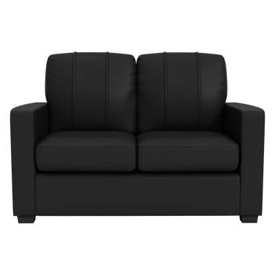 Silver Loveseat with Chevy Trucks Logo