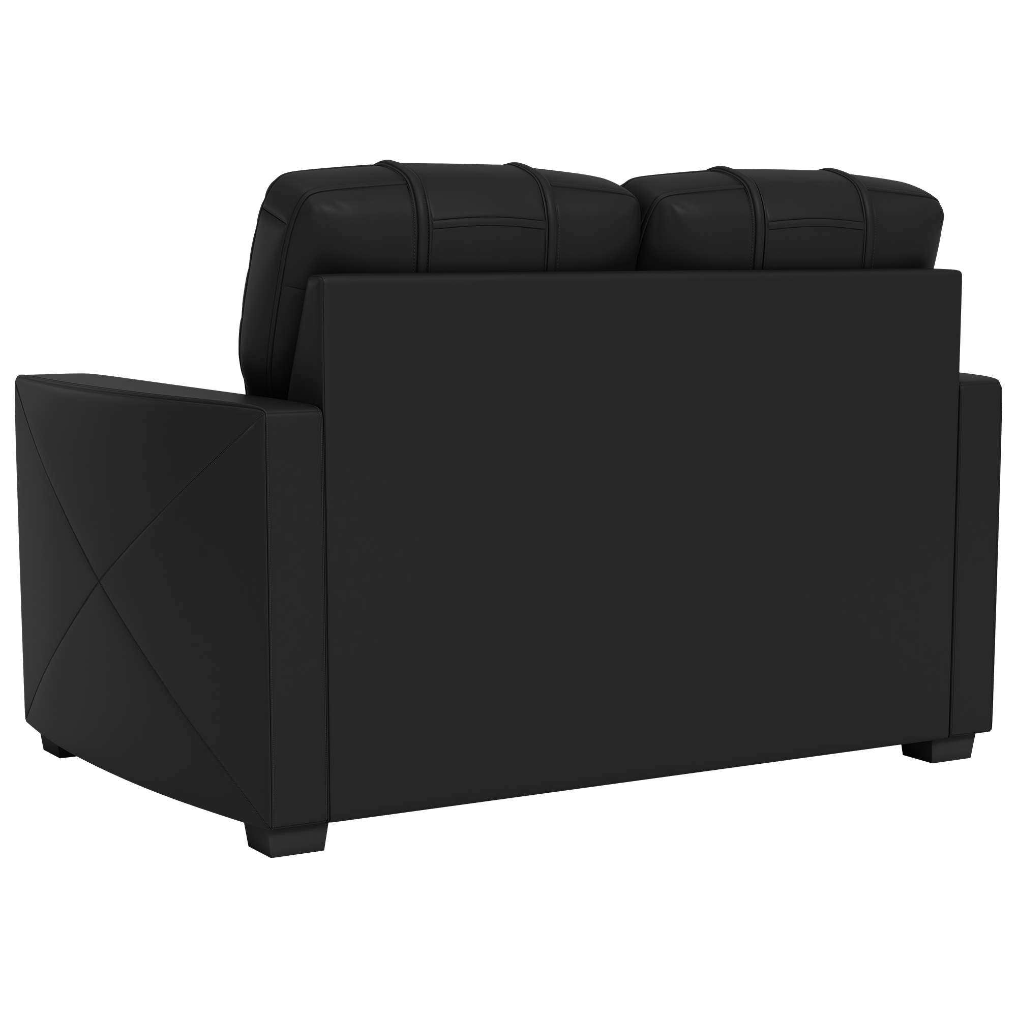 Silver Loveseat with Chevrolet Alternate Logo