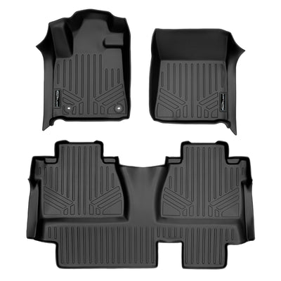 SMARTLINER 2014 - 2021 Toyota Tundra Double Cab Custom Fit Floor Liners - 1st & 2nd Rows