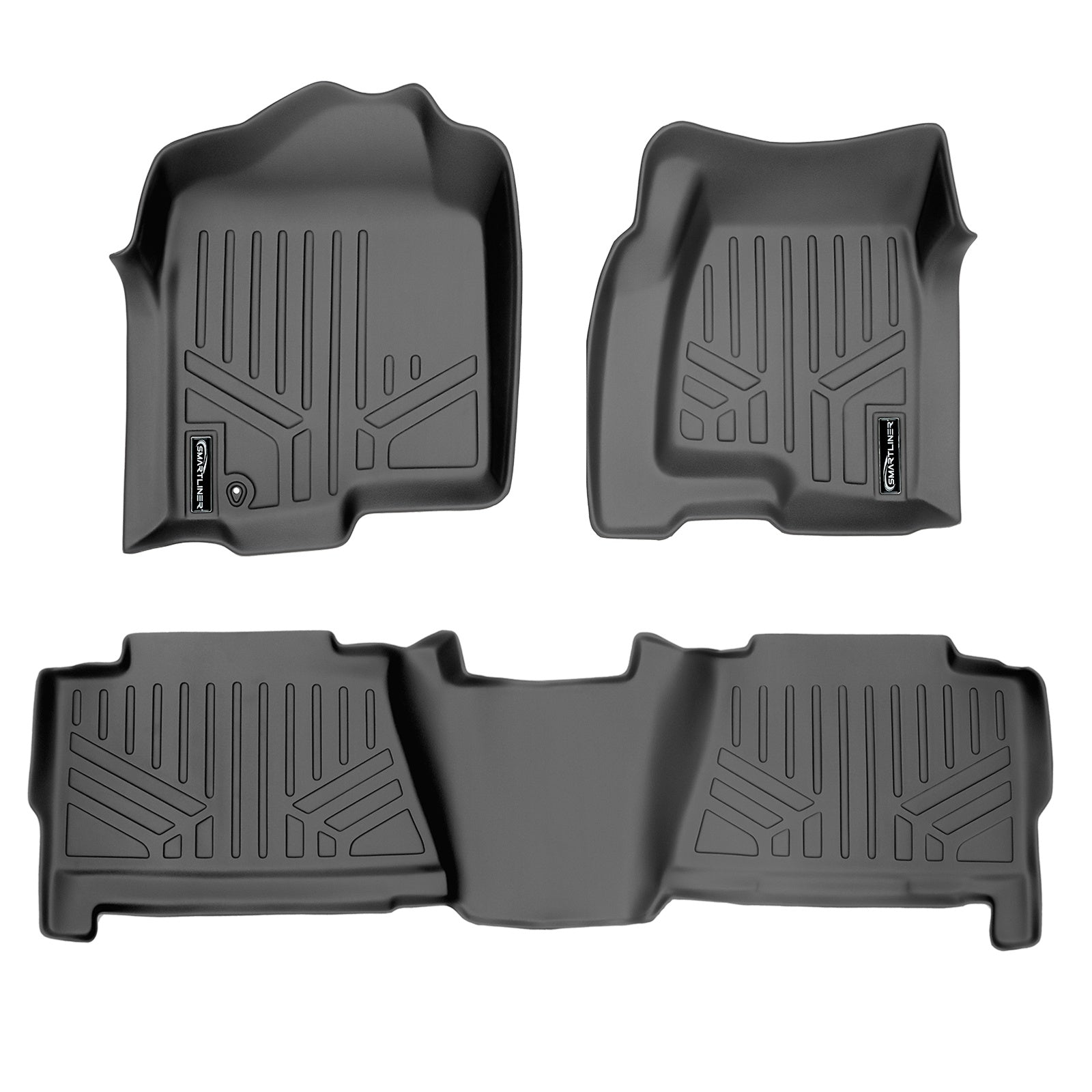SMARTLINER 2000 - 2006 Chevrolet Suburban 7 Passenger and 8 Passenger Custom Fit Floor Liners - 1st & 2nd Rows