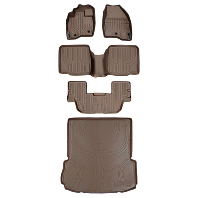 SMARTLINER 2017 - 2019 Ford Explorer 8 Passenger Custom Fit Floor Liners - 1st, 2nd, 3rd & 4th Rows