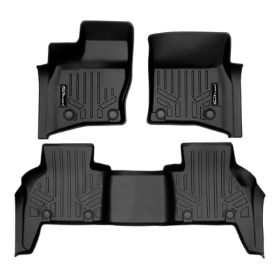 SMARTLINER 2023 - 2025 Land Rover Defender 130 8 Passenger Custom Fit Floor Liners - 1st & 2nd Rows