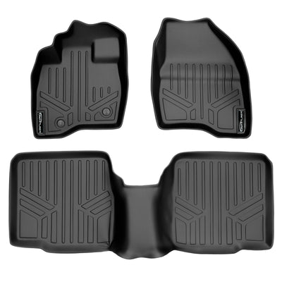SMARTLINER 2015 - 2016 Ford Explorer 8 Passenger Custom Fit Floor Liners - 1st & 2nd Rows