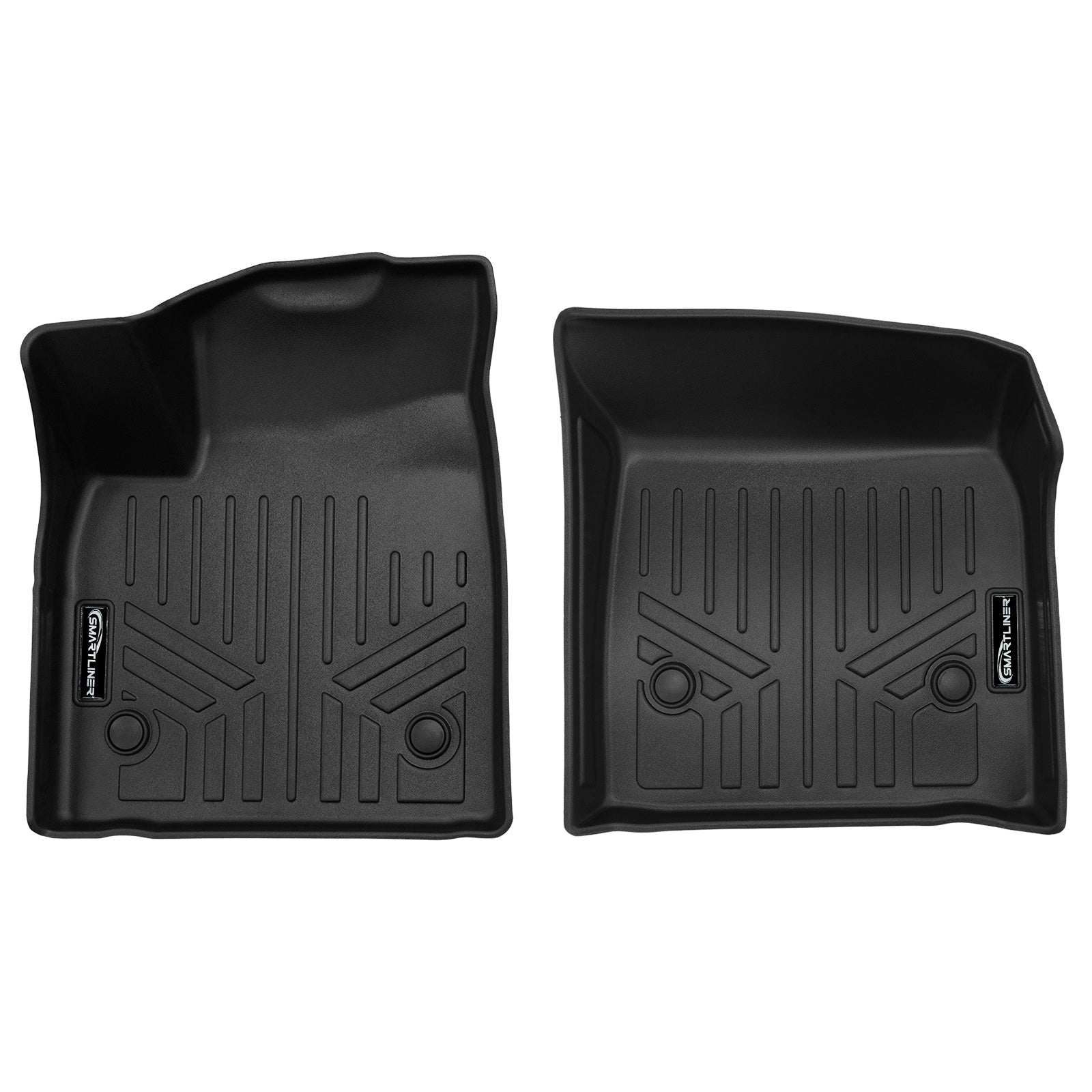 SMARTLINER 2025 - 2025 Ram 1500 Crew Cab Custom Fit Floor Liners - 1st & 2nd Rows - No Hump - No Storage
