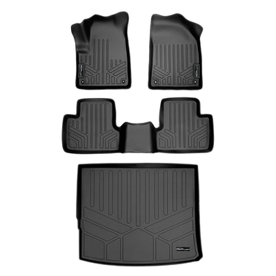 SMARTLINER 2014 - 2023 Jeep Cherokee All Configurations Custom Fit Floor Liners - 1st, 2nd & 3rd Rows