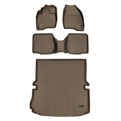 SMARTLINER 2011 - 2014 Ford Explorer 7 Passenger Custom Fit Floor Liners - 1st, 2nd & 3rd Rows