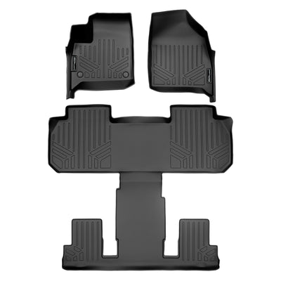 SMARTLINER 2018 - 2024 Buick Enclave 7 Passenger Custom Fit Floor Liners - 1st, 2nd & 3rd Row