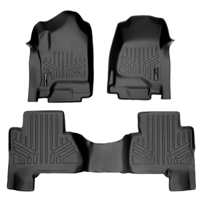 SMARTLINER 2015 - 2020 Cadillac Escalade ESV 8 Passenger Custom Fit Floor Liners - 1st & 2nd Rows