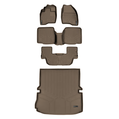 SMARTLINER 2011 - 2014 Ford Explorer 8 Passenger Custom Fit Floor Liners - 1st, 2nd, 3rd & 4th Rows