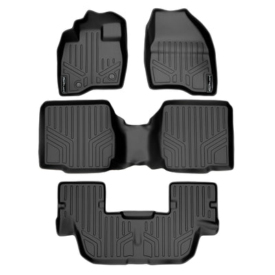 SMARTLINER 2015 - 2016 Ford Explorer 7 Passenger Custom Fit Floor Liners - 1st, 2nd & 3rd Rows