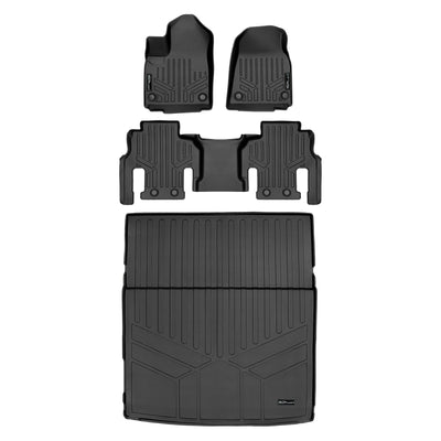 SMARTLINER 2022 - 2025 Jeep Grand Wagoneer 7 Passenger Custom Fit Floor Liners - 1st, 2nd & 3rd Rows
