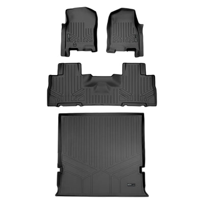 SMARTLINER 2007 - 2010 Ford Expedition 7 Passenger Custom Fit Floor Liners - 1st, 2nd & 3rd Rows