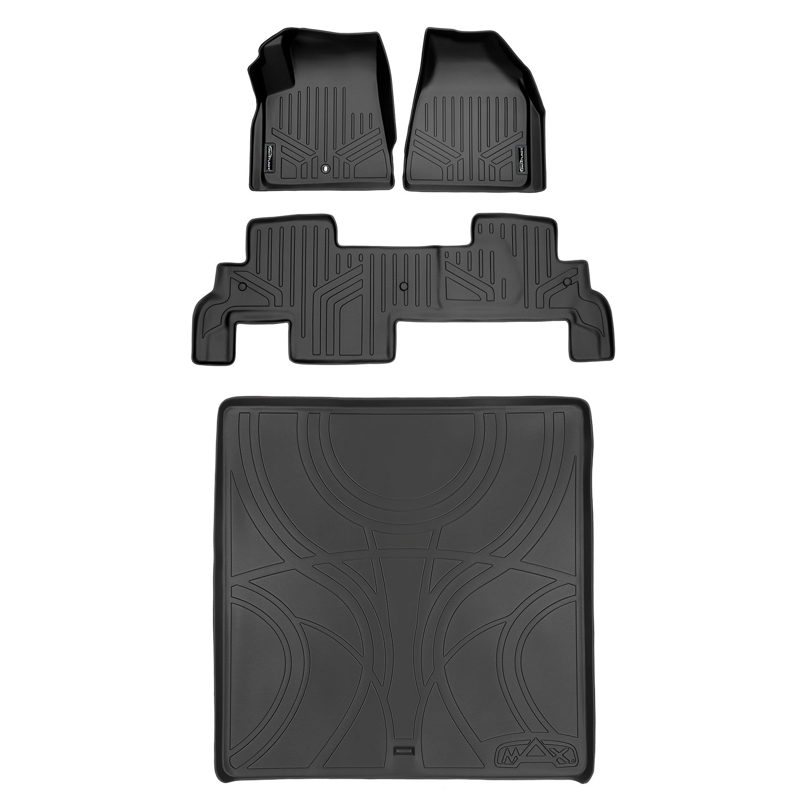 SMARTLINER 2007 - 2016 GMC Acadia All Configurations Custom Fit Floor Liners - 1st, 2nd & 3rd Rows