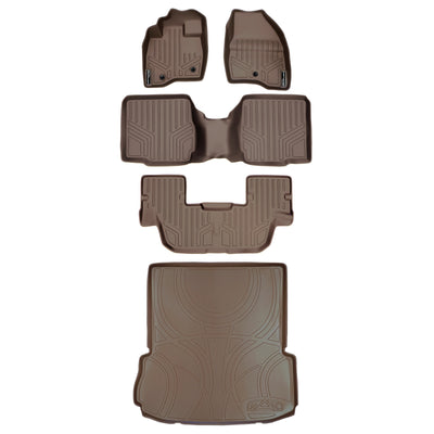 SMARTLINER 2017 - 2019 Ford Explorer 7 Passenger Custom Fit Floor Liners - 1st, 2nd, 3rd & 4th Rows