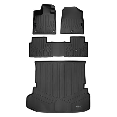 SMARTLINER 2023 - 2025 Honda Pilot All Configurations Custom Fit Floor Liners - 1st, 2nd & 3rd Rows