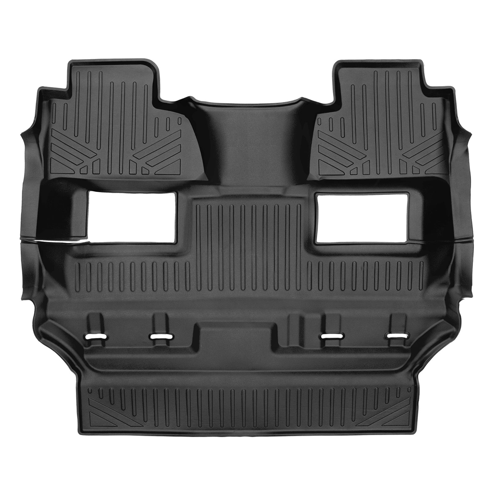 SMARTLINER 2015 - 2020 Chevrolet Tahoe 7 Passenger Custom Fit Floor Liners - 2nd & 3rd Row - Alt Bucket Fit