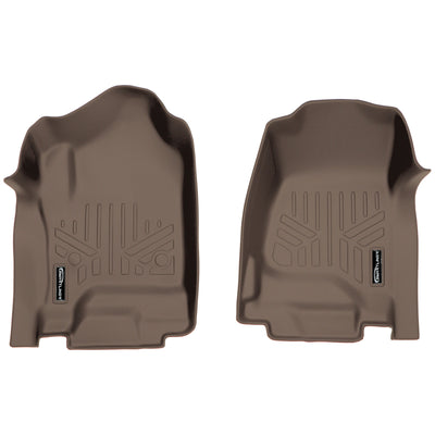 SMARTLINER 2015 - 2019 Chevrolet Silverado 3500 HD Crew Cab Custom Fit Floor Liners - 1st Row Only - Fits Bench or Bucket - No Hump