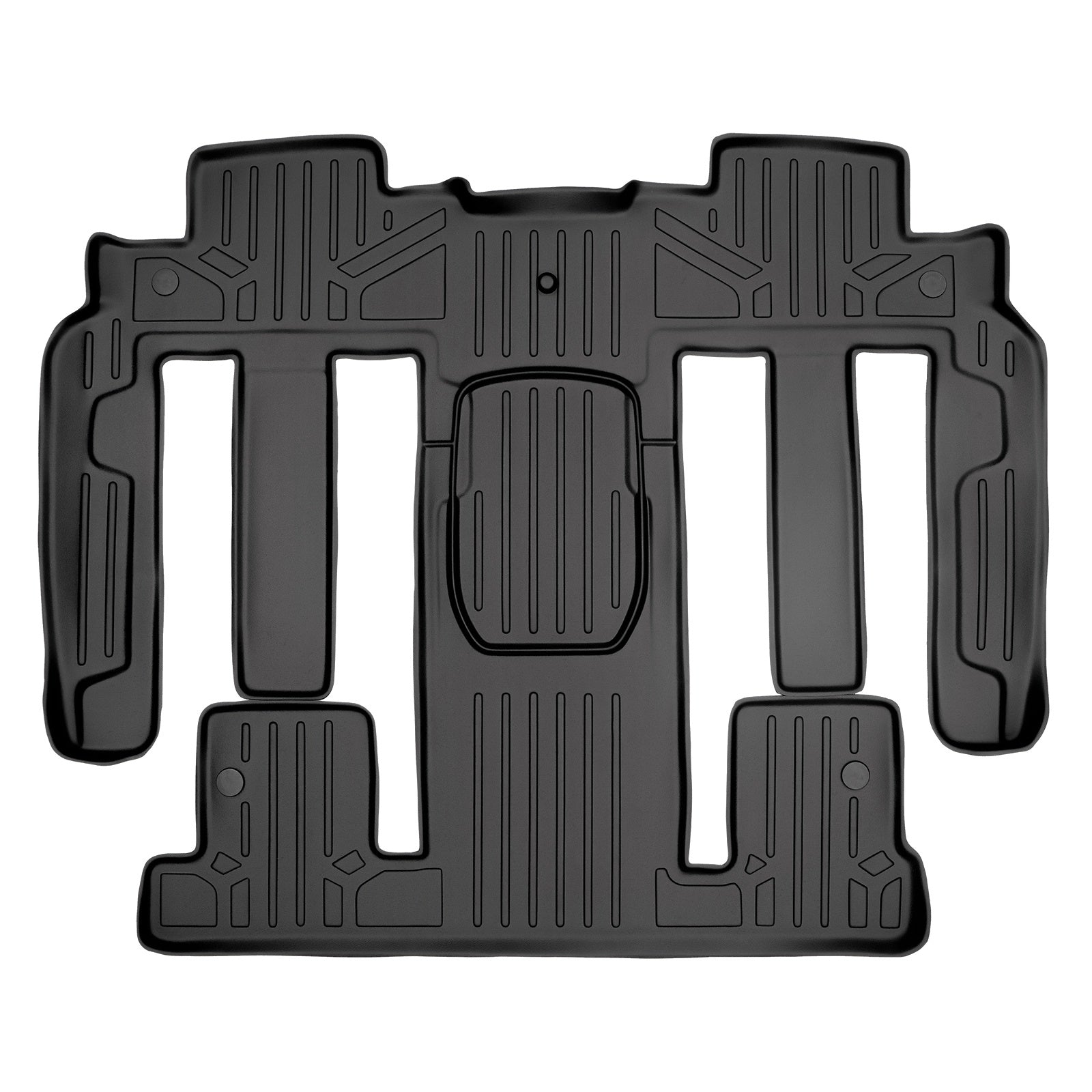 SMARTLINER 2009 - 2010 Chevrolet Traverse 7 Passenger Custom Fit Floor Liners - 2nd & 3rd Row