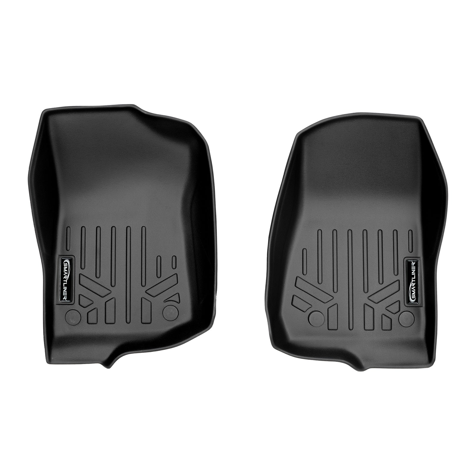 SMARTLINER 2018 - 2025 Jeep Wrangler 2 Door and JL Custom Fit Floor Liners - 1st Row Only