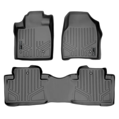 SMARTLINER 2009 - 2015 Honda Pilot All Configurations Custom Fit Floor Liners - 1st & 2nd Rows