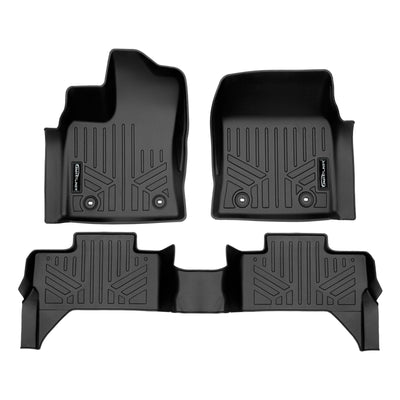 SMARTLINER 2022 - 2025 Toyota Tundra Double Cab Custom Fit Floor Liners - 1st & 2nd Rows