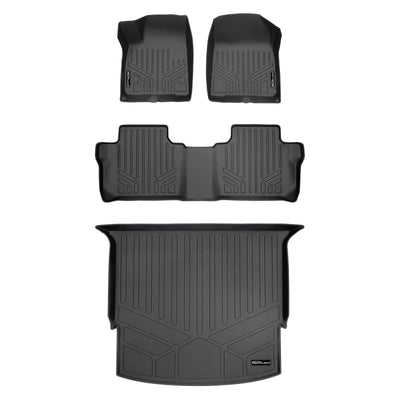 SMARTLINER 2019 - 2025 Chevrolet Blazer All Configurations Custom Fit Floor Liners - 1st, 2nd & 3rd Rows - 3rd Seat Down