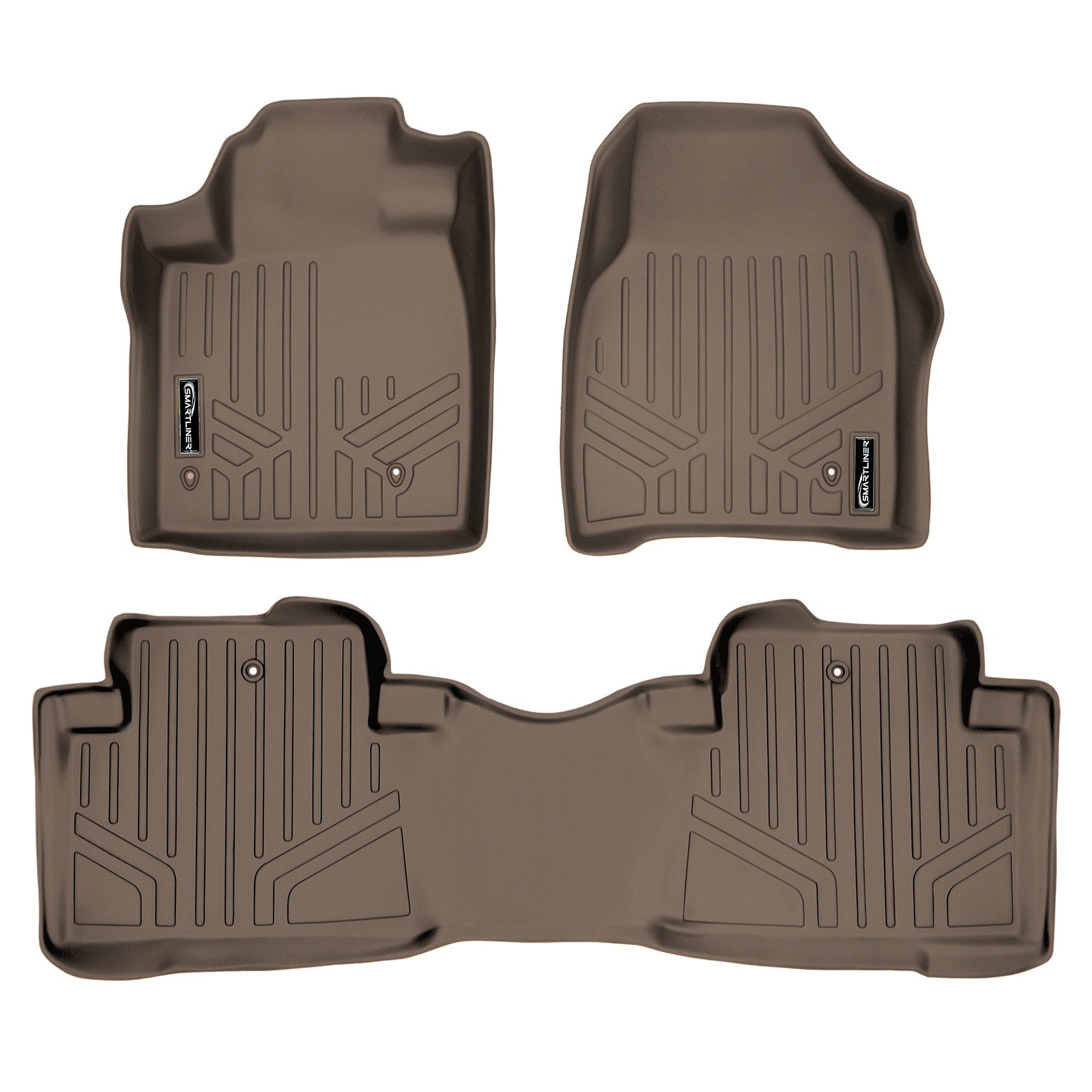 SMARTLINER 2009 - 2015 Honda Pilot All Configurations Custom Fit Floor Liners - 1st & 2nd Rows