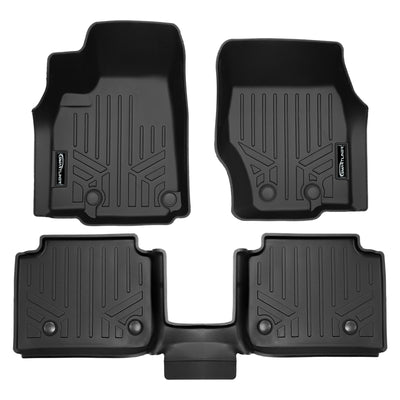 SMARTLINER 2021 - 2025 Jeep Grand Cherokee L 6 Passenger Custom Fit Floor Liners - 1st & 2nd Rows - No Console