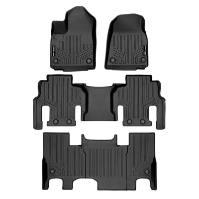 SMARTLINER 2023 - 2025 Jeep Grand Wagoneer L 7 Passenger Custom Fit Floor Liners - 1st, 2nd & 3rd Rows