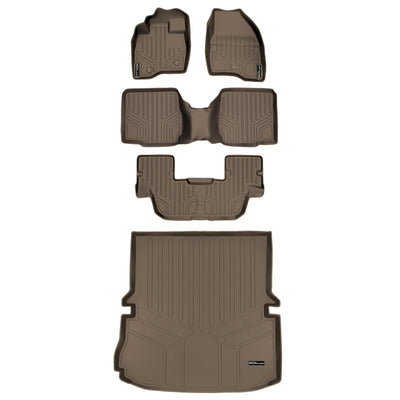 SMARTLINER 2011 - 2014 Ford Explorer 7 Passenger Custom Fit Floor Liners - 1st, 2nd, 3rd & 4th Rows