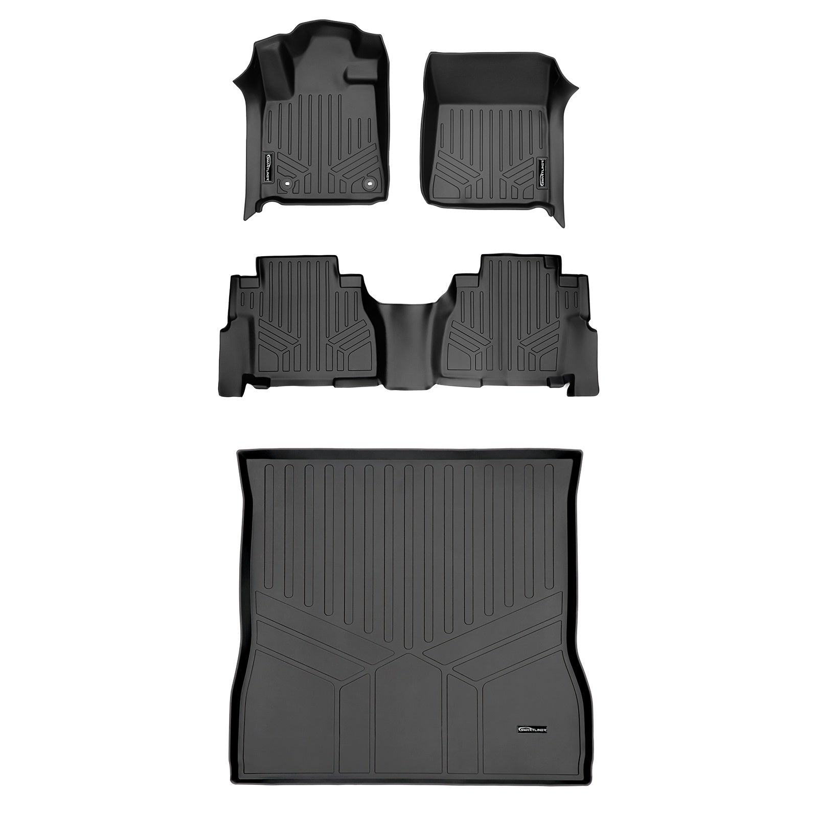 SMARTLINER 2012 - 2022 Toyota Sequoia All Configurations Custom Fit Floor Liners - 1st, 2nd & 3rd Rows