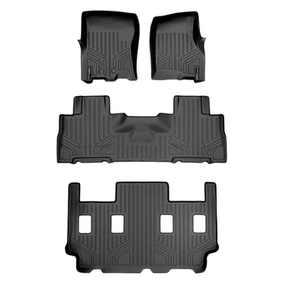 SMARTLINER 2011 - 2017 Ford Expedition EL 7 Passenger Custom Fit Floor Liners - 1st, 2nd & 3rd Rows