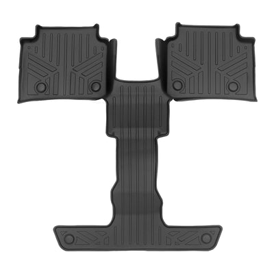 SMARTLINER 2021 - 2025 Jeep Grand Cherokee L 6 Passenger Custom Fit Floor Liners - 2nd & 3rd Row - No Console