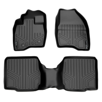 SMARTLINER 2015 - 2016 Ford Explorer 7 Passenger Custom Fit Floor Liners - 1st & 2nd Rows