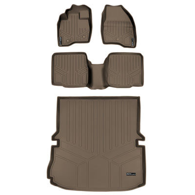 SMARTLINER 2011 - 2014 Ford Explorer 8 Passenger Custom Fit Floor Liners - 1st, 2nd & 3rd Rows