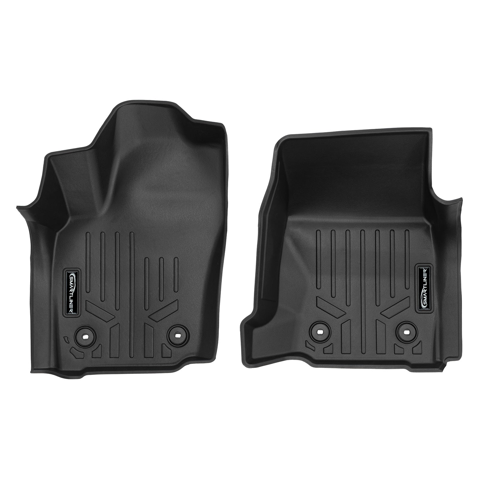 SMARTLINER 2024 - 2025 Toyota Tacoma Double Cab and Xtra Cab Custom Fit Floor Liners - 1st Row Only