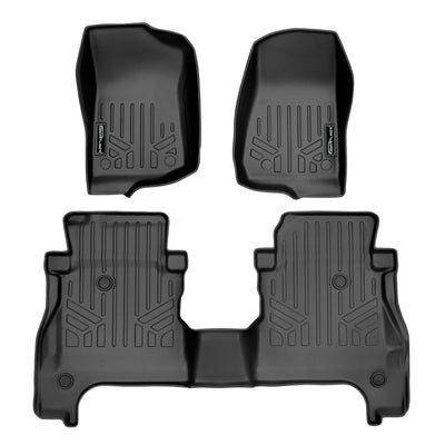 SMARTLINER 2020 - 2026 Jeep Gladiator All Configurations Custom Fit Floor Liners - 1st & 2nd Rows