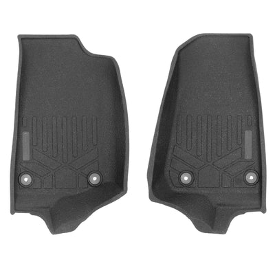 SMARTLINER 2018 - 2018 Jeep Wrangler 4 Door and Unlimited and JL Custom Fit Floor Liners - 1st Row Only - Rubber Liner