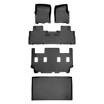 SMARTLINER 2011 - 2017 Ford Expedition EL 7 Passenger Custom Fit Floor Liners - 1st, 2nd, 3rd & 4th Rows