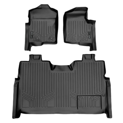 SMARTLINER 2011 - 2014 Ford F-150 Super Crew Custom Fit Floor Liners - 1st & 2nd Rows