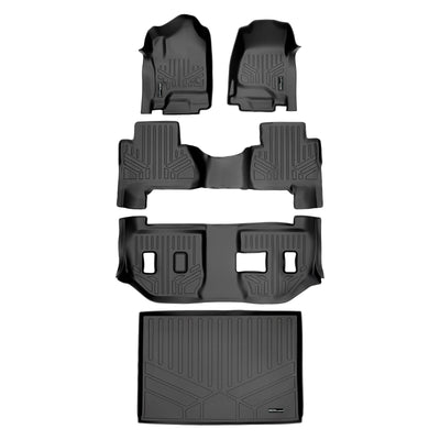 SMARTLINER 2015 - 2020 Cadillac Escalade ESV 8 Passenger Custom Fit Floor Liners - 1st, 2nd, 3rd & 4th Rows