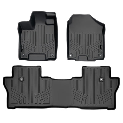 SMARTLINER 2019 - 2025 Honda Passport All Configurations Custom Fit Floor Liners - 1st & 2nd Rows